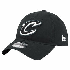 New Era - Cleveland Cavaliers Stamp Fabric Applique 9TWENTY Adjustable Hat - Black