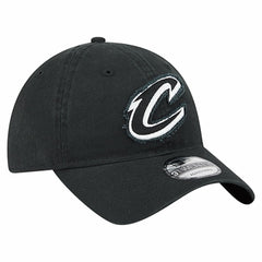 New Era - Cleveland Cavaliers Stamp Fabric Applique 9TWENTY Adjustable Hat - Black