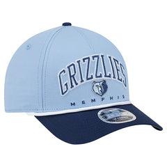 New Era - Memphis Grizzlies Bold Arch COOLERA 9FORTY A-Frame M-Crown Adjustable Hat - Light Blue