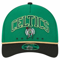 New Era - Boston Celtics Bold Arch COOLERA 9FORTY A-Frame M-Crown Adjustable Hat - Kelly Green