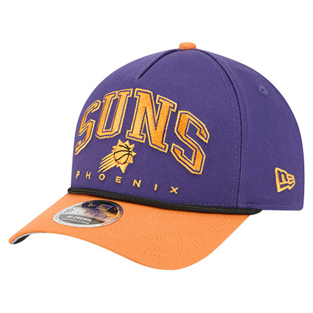 New Era - Phoenix Suns Bold Arch COOLERA 9FORTY A-Frame M-Crown Adjustable Hat - Purple