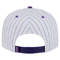 New Era - Los Angeles Lakers Deceptor Pinstripe 9FIFTY Snapback Hat - White