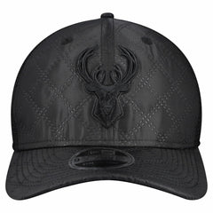 New Era - Milwaukee Bucks Quilted 9SEVENTY Trucker Adjustable Hat - Black
