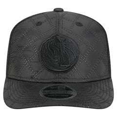 New Era - Dallas Mavericks Quilted 9SEVENTY Trucker Adjustable Hat - Black