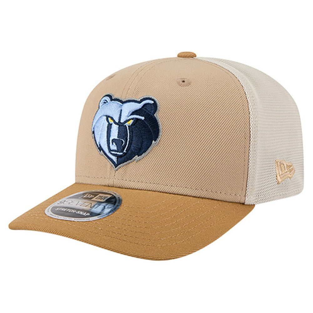 New Era - Memphis Grizzlies Two-Tone 9SEVENTY Adjustable Trucker Hat - Tan/Light Brown