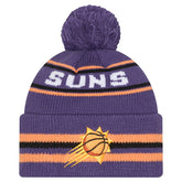 New Era - Phoenix Suns Classic Cuffed Knit Hat with Pom - Purple
