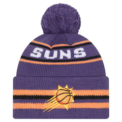 New Era - Phoenix Suns Classic Cuffed Knit Hat with Pom - Purple