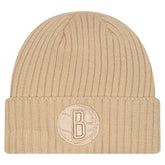 New Era - Brooklyn Nets Color Pack Cuffed Knit Hat - Tan