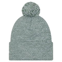 New Era - Milwaukee Bucks Marled Cuffed Knit Hat with Pom - Hunter Green
