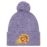 New Era - Phoenix Suns Marled Cuffed Knit Hat with Pom - Purple