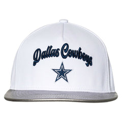 Dallas Cowboys The Wild Collective Women's Two-Tone Snapback Hat White/Silver - NFL