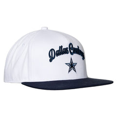 Dallas Cowboys The Wild Collective Women's Two-Tone Snapback Hat White/Navy - NFL