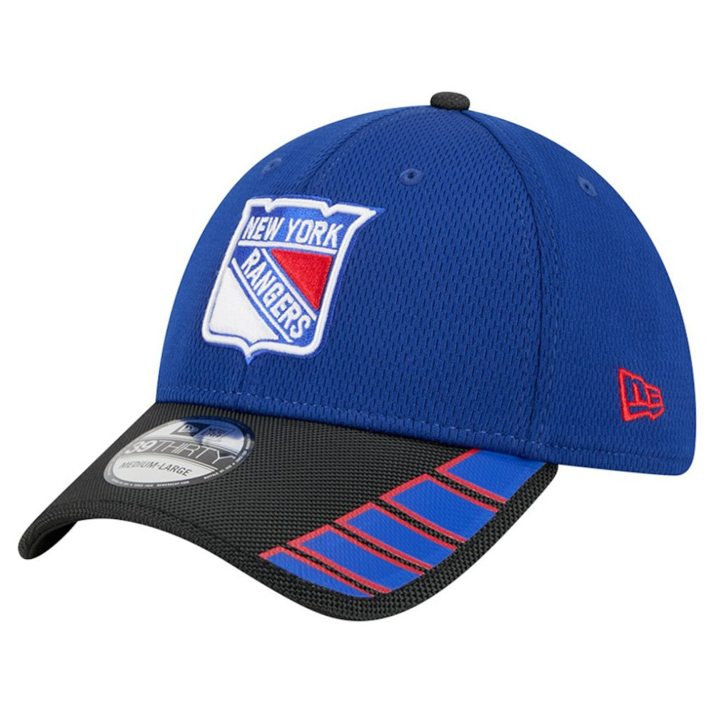 New York Rangers New Era Visor Hit 39THIRTY Flex Hat Blue