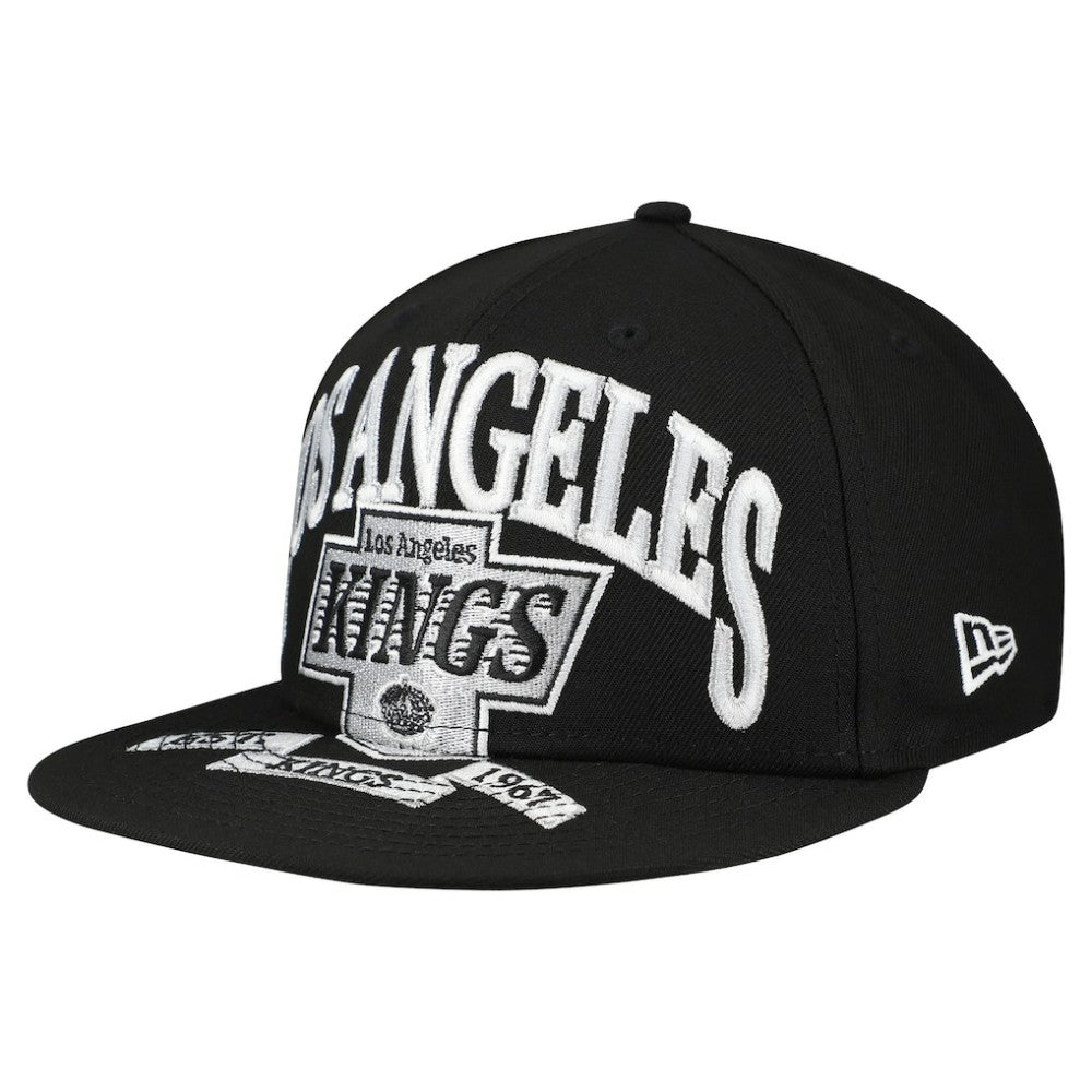 Los Angeles Kings - New Era Oversized Vintage Arch 59Fifty Fitted Hat Black