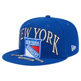 New York Rangers New Era Oversized Vintage Arch 59Fifty Fitted Hat Blue