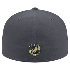 Vegas Golden Knights New Era Oversized Vintage Arch 59Fifty Fitted Hat Gray
