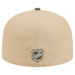 New York Rangers New Era Color Pack Two-Tone 59FIFTY A-Frame Fitted Hat Tan/Olive