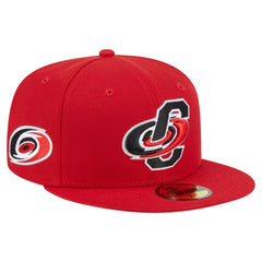Carolina Hurricanes - New Era Deceptor 59FIFTY Fitted Hat Red