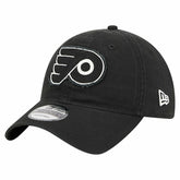 Philadelphia Flyers - New Era Stamp Fabric Applique 9TWENTY Adjustable Hat Black