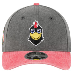 Chicago Blackhawks New Era Mascot 2-Tone 9FORTY Adjustable Hat Black/Red