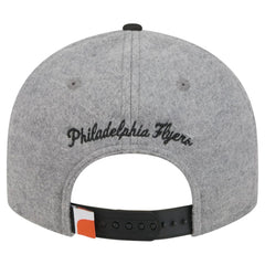 Philadelphia Flyers - New Era Wool Pin Low Profile 9FIFTY Snapback Hat Gray/Black