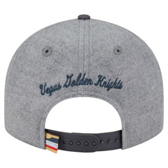 Vegas Golden Knights New Era Wool Pin Low Profile 9FIFTY Snapback Hat Gray/Black