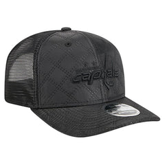 Washington Capitals New Era Quilted Nylon 9SEVENTY Adjustable Trucker Hat Black