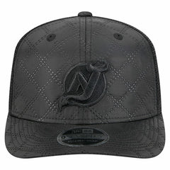 New Jersey Devils - New Era Quilted Nylon 9SEVENTY Adjustable Trucker Hat Black