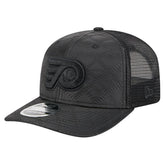 Philadelphia Flyers - New Era Quilted Nylon 9SEVENTY Adjustable Trucker Hat Black