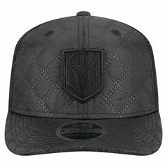 Vegas Golden Knights New Era Quilted Nylon 9SEVENTY Adjustable Trucker Hat Black