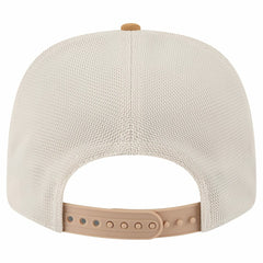 New York Rangers New Era Two-Tone Trucker 9SEVENTY Stretch Snap Adjustable Hat Tan/Light Brown