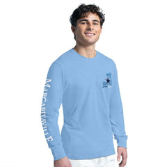 Dallas Cowboys G-III Sports by Carl Banks Margaritaville It's Five O'Clock Somewhere Long Sleeve T-Shirt Light Blue - NFL