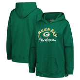 Green Bay Packers '47 Women's Plus Size Whirlwind Naomi Hoodie Green - 47 brand