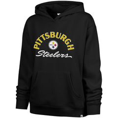 Pittsburgh Steelers '47 Women's Plus Size Whirlwind Naomi Hoodie Black - 47 brand