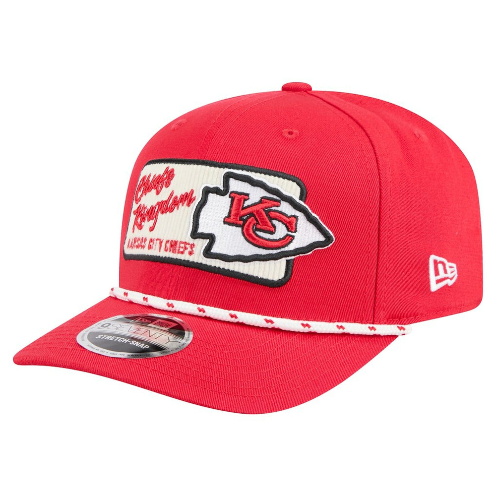 Kansas City Chiefs New Era Chant 9SEVENTY Stretch-Snap Hat Red - NFL