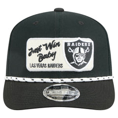 Las Vegas Raiders New Era Chant 9SEVENTY Stretch-Snap Hat Black - NFL