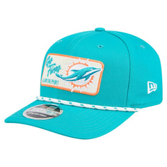 Miami Dolphins New Era Chant 9SEVENTY Stretch-Snap Hat Aqua - NFL