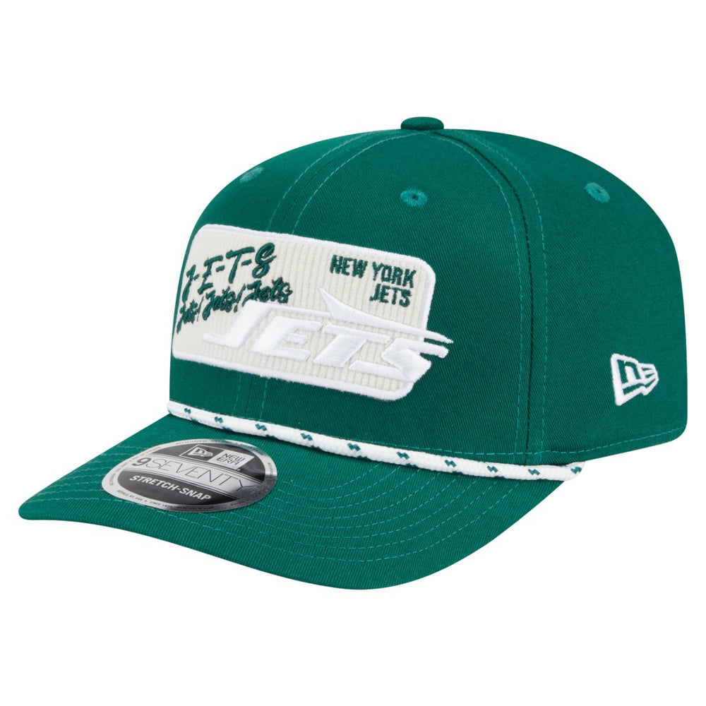 New York Jets New Era Chant 9SEVENTY Stretch-Snap Hat Green - NFL