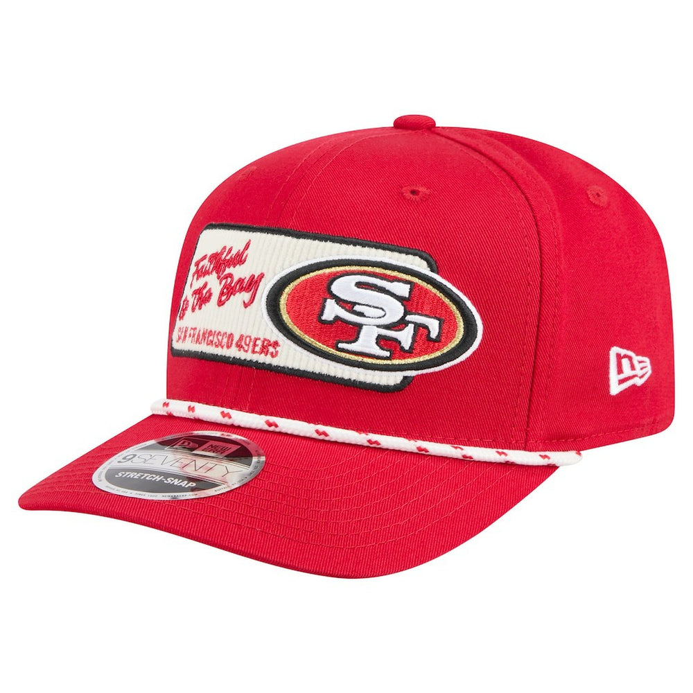 San Francisco 49ers New Era Chant 9SEVENTY Stretch-Snap Hat Scarlet - NFL