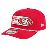 San Francisco 49ers New Era Chant 9SEVENTY Stretch-Snap Hat Scarlet - NFL
