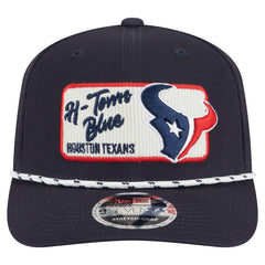 Houston Texans New Era Chant 9SEVENTY Stretch-Snap Hat Navy - NFL