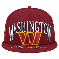 Washington Commanders New Era Oversized 59FIFTY Fitted Hat Burgundy - NFL