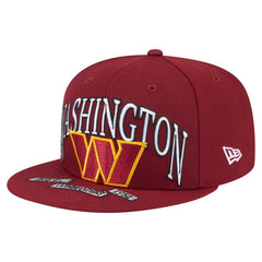 Washington Commanders New Era Oversized 59FIFTY Fitted Hat Burgundy - NFL