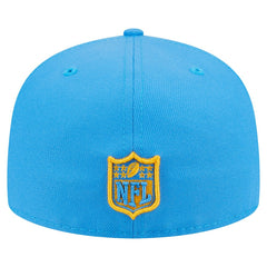Los Angeles Chargers New Era Oversized 59FIFTY Fitted Hat Powder Blue - NFL
