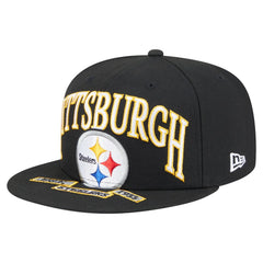 Pittsburgh Steelers New Era Oversized 59FIFTY Fitted Hat Black - NFL