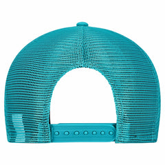 Miami Dolphins New Era Cork Split Panel 9FIFTY Trucker Snapback Hat Gray/Aqua - NFL