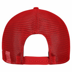 Tampa Bay Buccaneers New Era Cork Split Panel 9FIFTY Trucker Snapback Hat Gray/Red - NFL