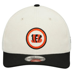 Cincinnati Bengals New Era Loyal Corduroy 9SEVENTY Adjustable Hat Stone - NFL