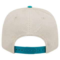 Miami Dolphins New Era Loyal Corduroy 9SEVENTY Adjustable Hat Stone - NFL