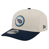 Tennessee Titans New Era Loyal Corduroy 9SEVENTY Adjustable Hat Stone - NFL